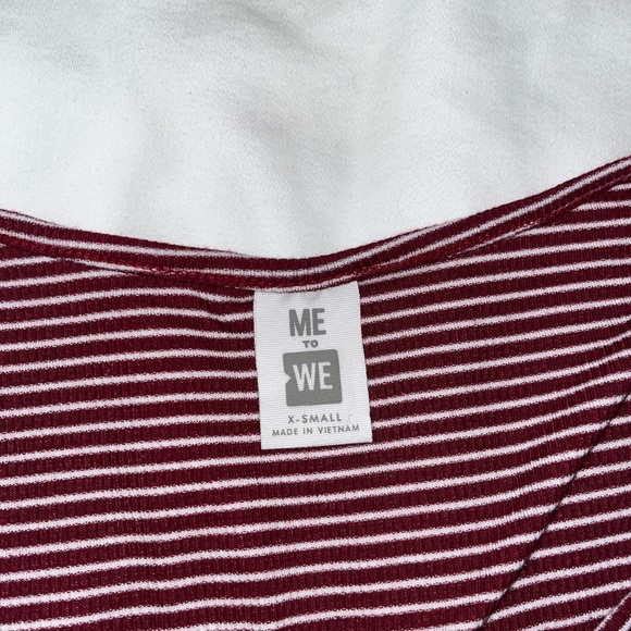 PacSun striped long sleeve shirt XS - Picture 3 of 3